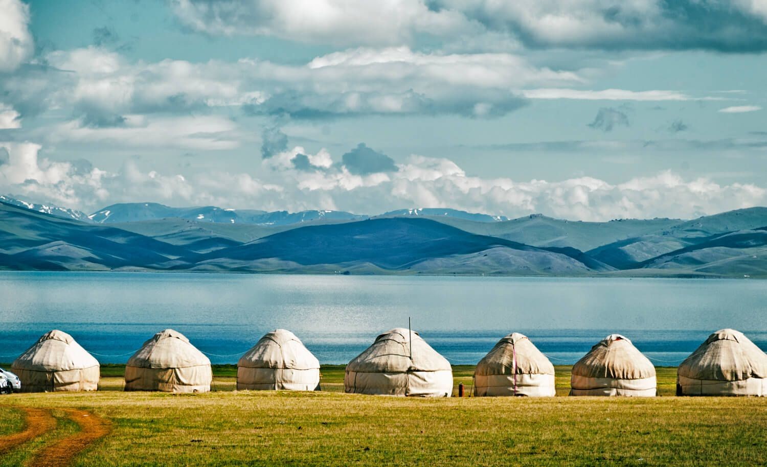 Trekking to Son-Kol lake