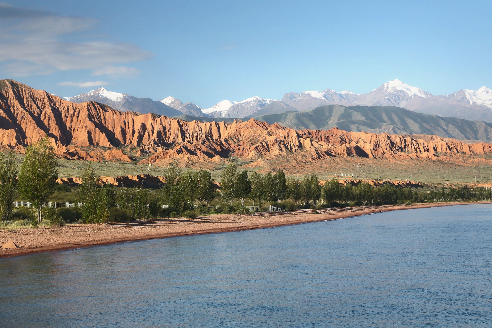 Lake Issyk-Kul. Kyrgyzstan.